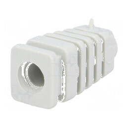 Manșon din gumă 26mm gri deschis pentru panou max. 2,7mm | Electronic-mag.ro | Componente Electronice
