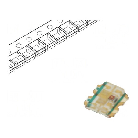 LED SMD 1616 RGB 1,6x1,6mm 20mA Lentilă Transparentă | Electronic-mag.ro | Componente Electronice
