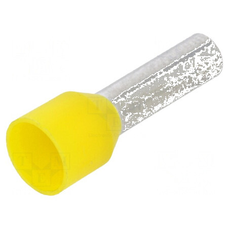 Vârf tub de capăt izolată cupru 6mm2 12mm cositorit crimpat | Electronic-mag.ro | Componente Electronice