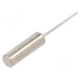 Rezonator pentru ceasuri 32,768kHz ±10ppm 12,5pF THT Ø1,9x6mm | Electronic-mag.ro | Componente Electronice