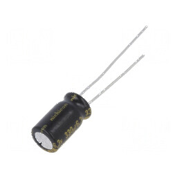 Condensator electrolitic THT 330uF 6.3VDC Ø6.3x11mm ±20% | Electronic-mag.ro | Componente Electronice