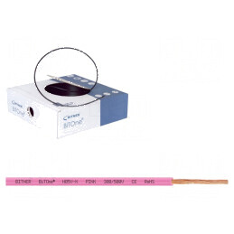 Cablu BiTOne H05V-K 0,5mm2 PVC roz 100m 300V 500V | Electronic-mag.ro | Componente Electronice
