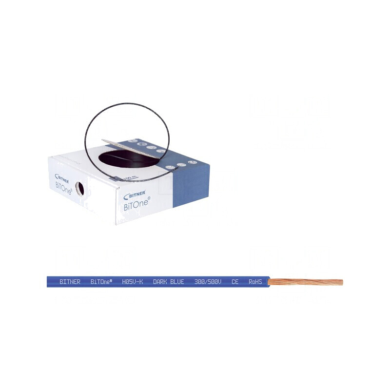 Cablu BiTOne H05V-K 0,5mm² PVC albastru închis 100m | Electronic-mag.ro | Componente Electronice Cablu BiTOne H05V-K 0,5mm² PVC albastru închis 100m | Electronic-mag.ro | Componente Electronice