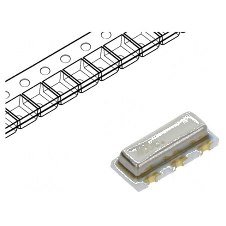 Rezonator ceramic SMD 4MHz 4,5x2x1,15mm ±0,5% -20÷80°C | Electronic-mag.ro | Componente Electronice