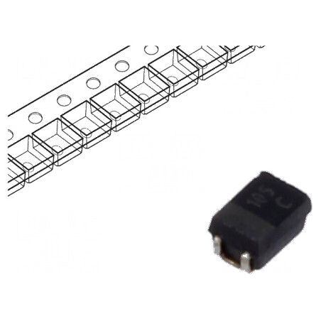 Condensator tantal 1uF 16VDC SMD P 0805 ±20% -55÷125°C | Electronic-mag.ro | Componente Electronice