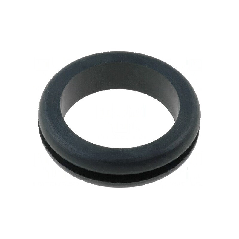Manșon din cauciuc negru Øorif montare 19mm Øorif 16mm | Electronic-mag.ro | Componente Electronice
