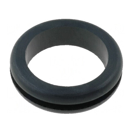 Manșon din cauciuc negru Øorif montare 19mm Øorif 16mm | Electronic-mag.ro | Componente Electronice