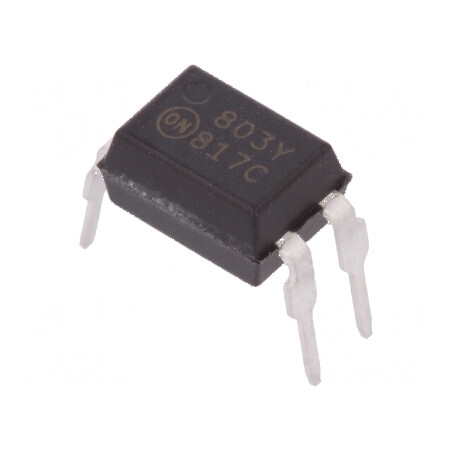 Optocuplor THT DIP4 cu tranzistori, CTR 200-400% la 5mA, canal 1 OUT | Electronic-mag.ro | Componente Electronice