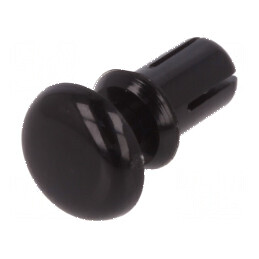 Diblu poliamidă 5,5mm lungime, 3,6mm diametru orificiu montaj, negru | Electronic-mag.ro | Componente Electronice