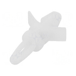 Distanţier PCB poliamidă 6,4mm clichet natural | Electronic-mag.ro | Componente Electronice