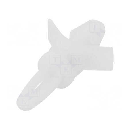 Distanţier PCB poliamidă 6,4mm clichet natural | Electronic-mag.ro | Componente Electronice