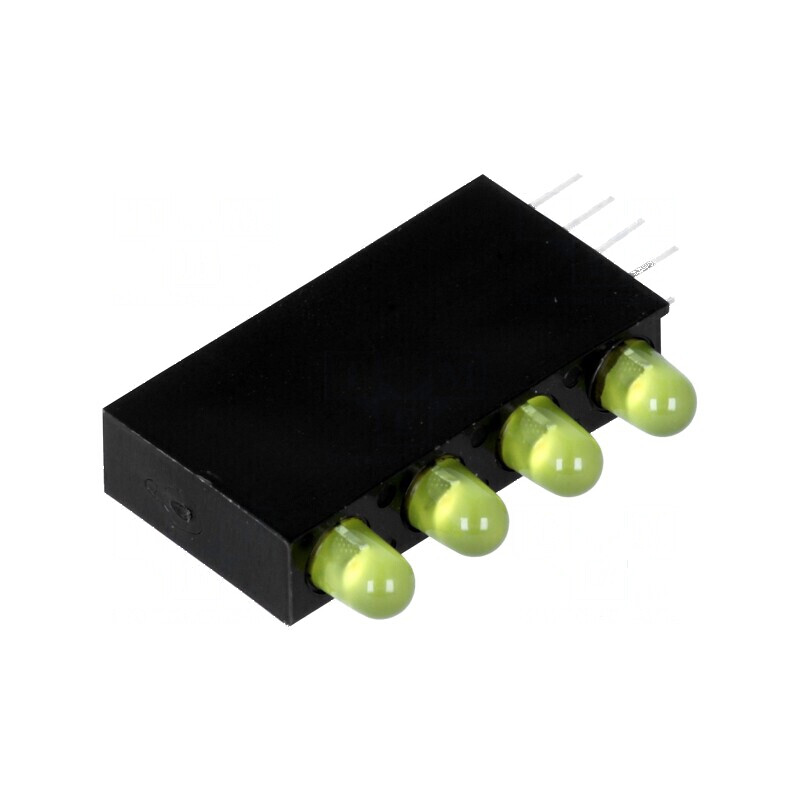 LED 3mm galben în carcasă - 4 diode 20mA 80° 1,6÷2,6V | Electronic-mag.ro | Componente Electronice LED 3mm galben în carcasă - 4 diode 20mA 80° 1,6÷2,6V | Electronic-mag.ro | Componente Electronice