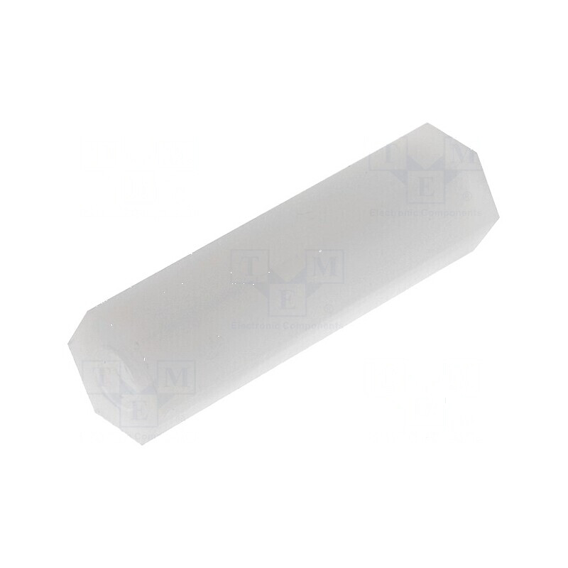 Piuliță distanțieră filetată hexagonală poliamidă M3 20mm | Electronic-mag.ro | Componente Electronice Piuliță distanțieră filetată hexagonală poliamidă M3 20mm | Electronic-mag.ro | Componente Electronice