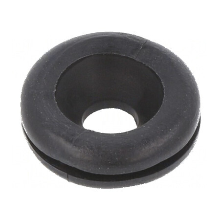 Manșon PVC negru Ø 9,5mm - Ø 5mm, rezistență -30÷60°C | Electronic-mag.ro | Componente Electronice