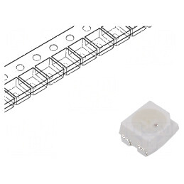 Bandă LED SMD 3528 RGB PLCC4 3,5x2,8mm 20mA | Electronic-mag.ro | Componente Electronice