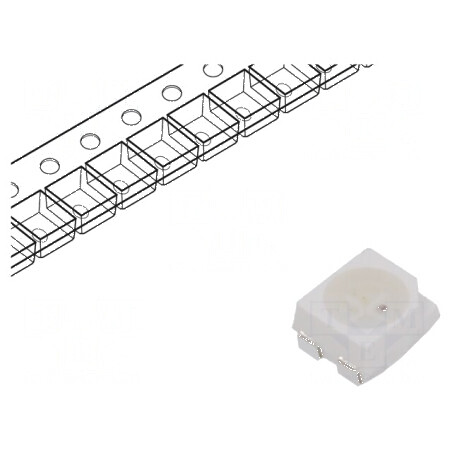 Bandă LED SMD 3528 RGB PLCC4 3,5x2,8mm 20mA | Electronic-mag.ro | Componente Electronice