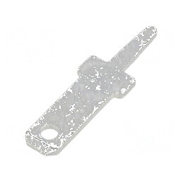 Terminal plat 2,8mm 0,5mm tată THT alamă cositorit drept | Electronic-mag.ro | Componente Electronice