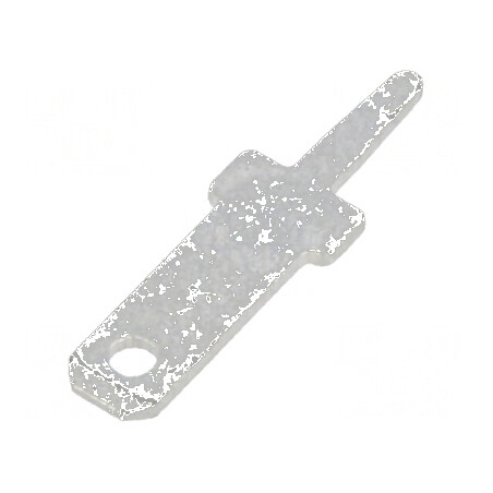 Terminal plat 2,8mm 0,5mm tată THT alamă cositorit drept | Electronic-mag.ro | Componente Electronice