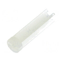 Bucșă de distanțare LED 6mm pentru LED-uri de 5mm, Lungime 22,2mm | Electronic-mag.ro | Componente Electronice