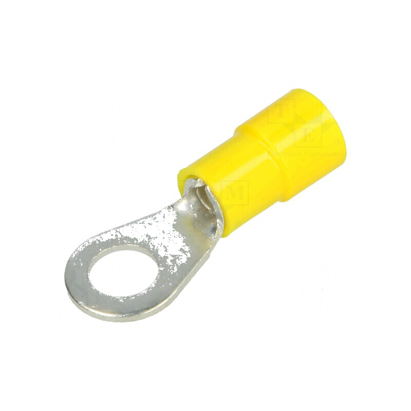 Vârf inelar M6 Ø6,2mm 4÷6mm² crimpat pe cablu izolat cupru | Electronic-mag.ro | Componente Electronice Vârf inelar M6 Ø6,2mm 4÷6mm² crimpat pe cablu izolat cupru | Electronic-mag.ro | Componente Electronice