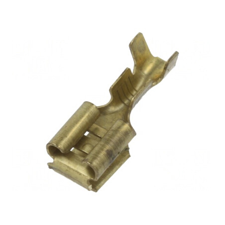 Terminal plat 6,3mm mamă/tată 1÷2,5mm² crimpat alamă | Electronic-mag.ro | Componente Electronice