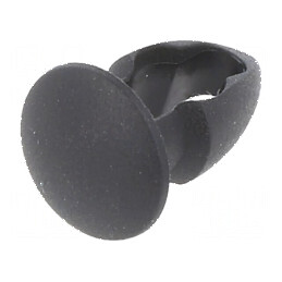 Diblu poliamidă 4,8mm x 3,2mm negru UL94V-2 | Electronic-mag.ro | Componente Electronice