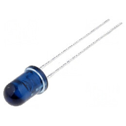Emițător IR 5mm 940nm albastru transparent 20mW 30° THT | Electronic-mag.ro | Componente Electronice