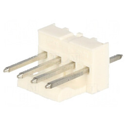 Conector cablu-placă soclu tată KK 254 2,54mm 4 pini THT alb | Electronic-mag.ro | Componente Electronice