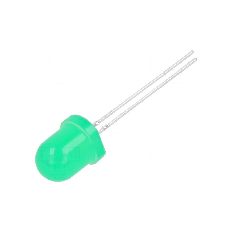 LED 8mm Verde 1000-2500mcd 45° 2.0-3.6VDC -40-85°C | Electronic-mag.ro | Componente Electronice