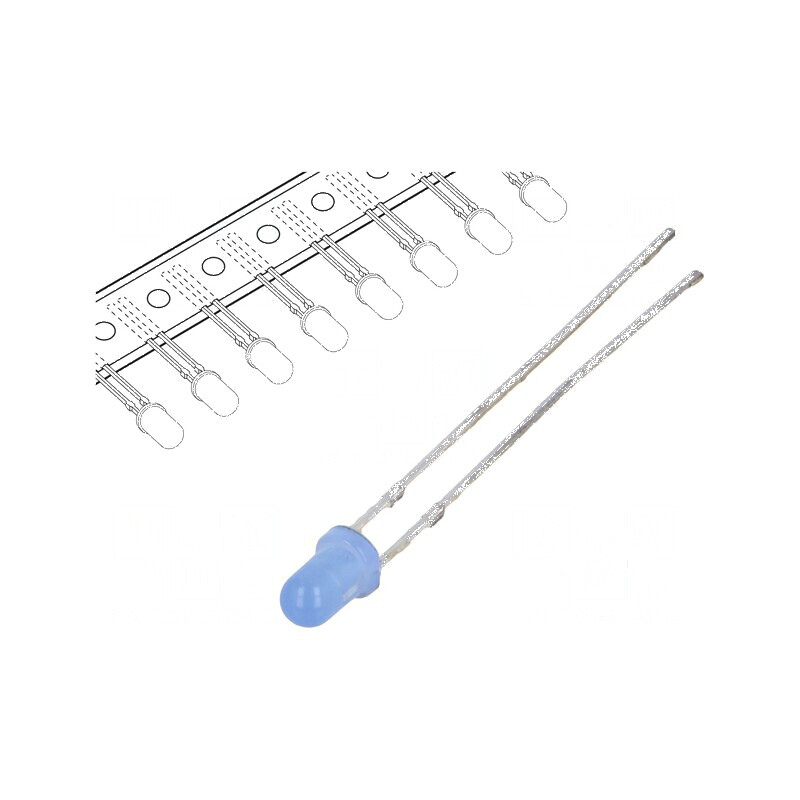 LED 3mm albastru 500mcd 40° convex | Electronic-mag.ro | Componente Electronice LED 3mm albastru 500mcd 40° convex | Electronic-mag.ro | Componente Electronice