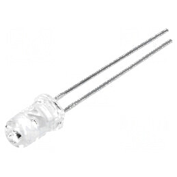 Emițător IR 5mm 850nm transparent 30° THT 165mW 20mA | Electronic-mag.ro | Componente Electronice