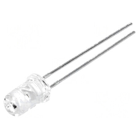 Emițător IR 5mm 850nm transparent 30° THT 165mW 20mA | Electronic-mag.ro | Componente Electronice