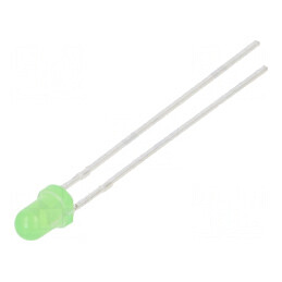 LED 3mm verde 1560mcd 40° convex | Electronic-mag.ro | Componente Electronice