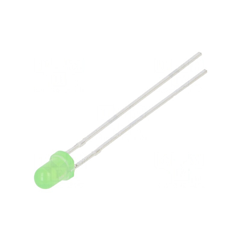 LED 3mm verde 1560mcd 40° convex | Electronic-mag.ro | Componente Electronice