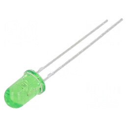 LED 5mm verde 5800mcd 30° convex | Electronic-mag.ro | Componente Electronice