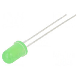 LED 5mm verde 750mcd 50° convex Nr. term: 2 | Electronic-mag.ro | Componente Electronice