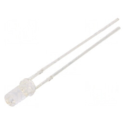 LED 3mm Verde 2180-3000mcd 50° Plat Nr. term: 2 | Electronic-mag.ro | Componente Electronice