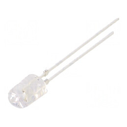 LED oval verde 4,7x5,7mm 7000-8400mcd 20mA 2,9-3,4VDC | Electronic-mag.ro | Componente Electronice