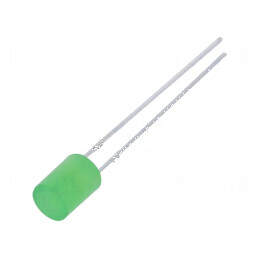 LED 5mm Verde 750-1120mcd 140° Plat | Electronic-mag.ro | Componente Electronice