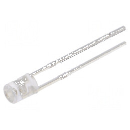 LED 3mm portocalie 180-220mcd 140° concav | Electronic-mag.ro | Componente Electronice