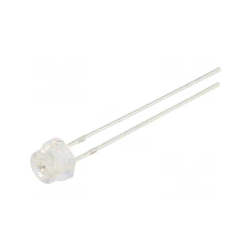 LED 4,8mm portocalie 2000-3000mcd 100° convex | Electronic-mag.ro | Componente Electronice