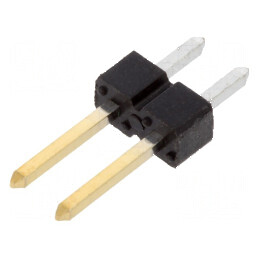 Conector şir pini BERGSTIK II tată PIN 2 drept | Electronic-mag.ro | Componente Electronice