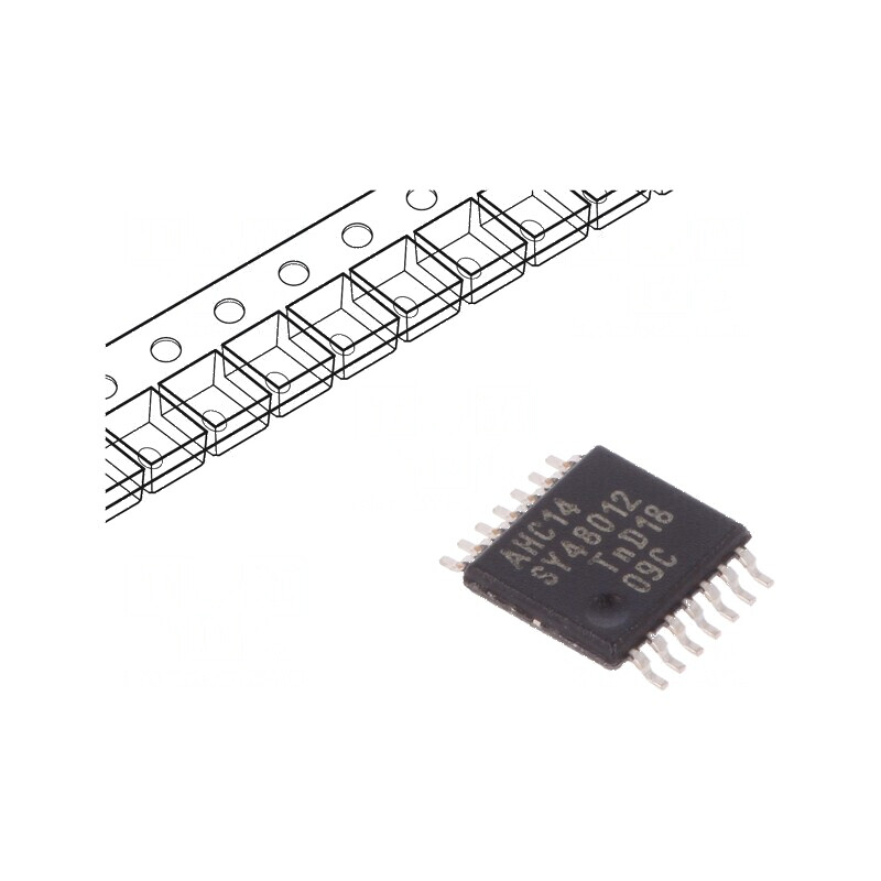 IC digital NOT Ch: 6 CMOS SMD TSSOP14 2-5.5VDC | Electronic-mag.ro | Componente Electronice