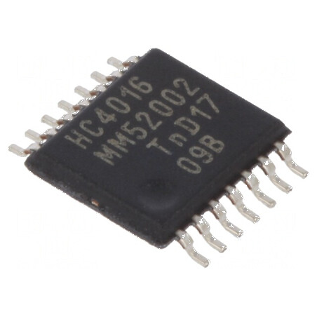 Comutator digital-analog 4 canale CMOS SMD TSSOP14 2÷6VDC HC | Electronic-mag.ro | Componente Electronice