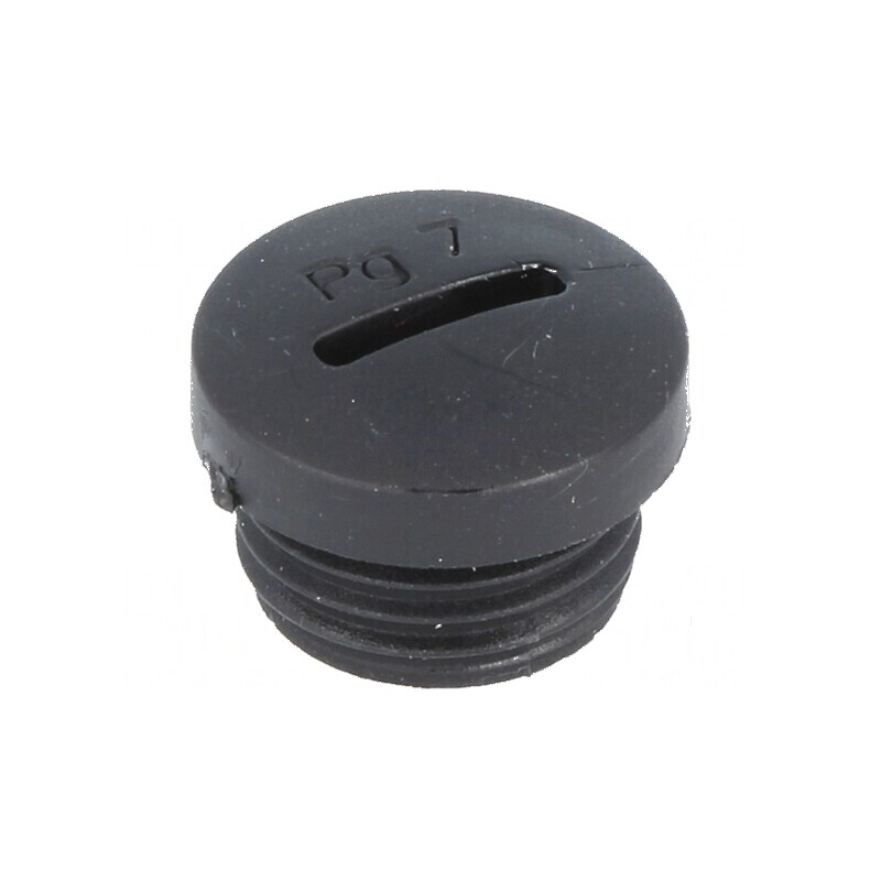 Capac de protecție PG7 poliamidă neagră 10mm H, 14,8mm Øext | Electronic-mag.ro | Componente Electronice Capac de protecție PG7 poliamidă neagră 10mm H, 14,8mm Øext | Electronic-mag.ro | Componente Electronice