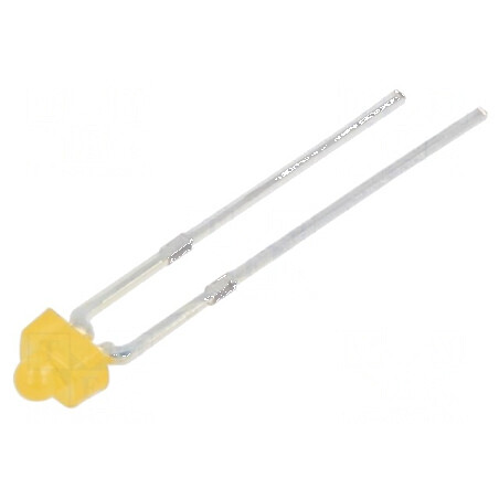 LED portocalie 500-750mcd 30° convex 2,54mm | Electronic-mag.ro | Componente Electronice
