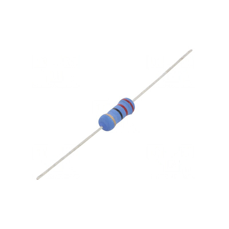 Rezistor metal oxide 22Ω 2W ±5% Ø5x12mm -55÷155°C | Electronic-mag.ro | Componente Electronice