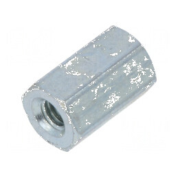 Piuliță distanțieră filetată 8mm M2.5 hexagonală | Electronic-mag.ro | Componente Electronice