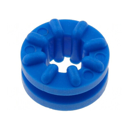 Manșon albastru Øorif. montare 6,3mm, grosime panou max. 1,6mm | Electronic-mag.ro | Componente Electronice