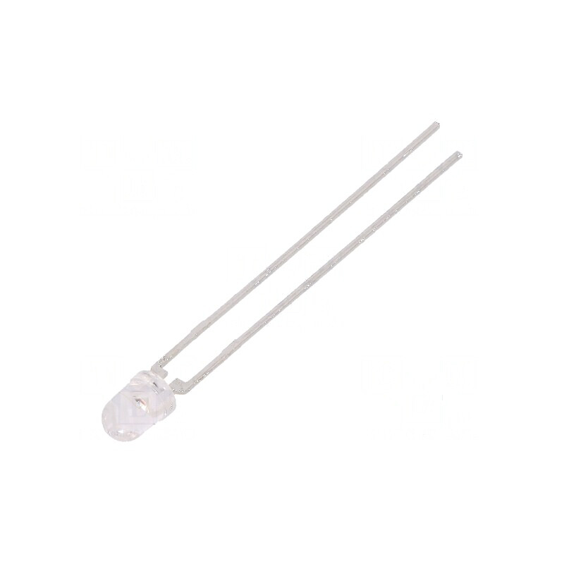 LED 3mm roșie 6,3÷25mcd 32° convex | Electronic-mag.ro | Componente Electronice